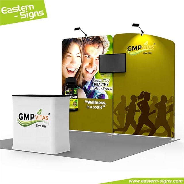 Top quality portable aluminum 10x10 shell scheme exhibition display promotion booth