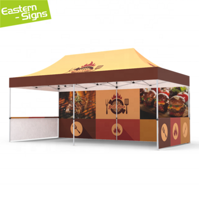 Fire-resistant collapsible aluminum 600D oxford fabric 10x20 trade show outdoor canopy gazebo for events