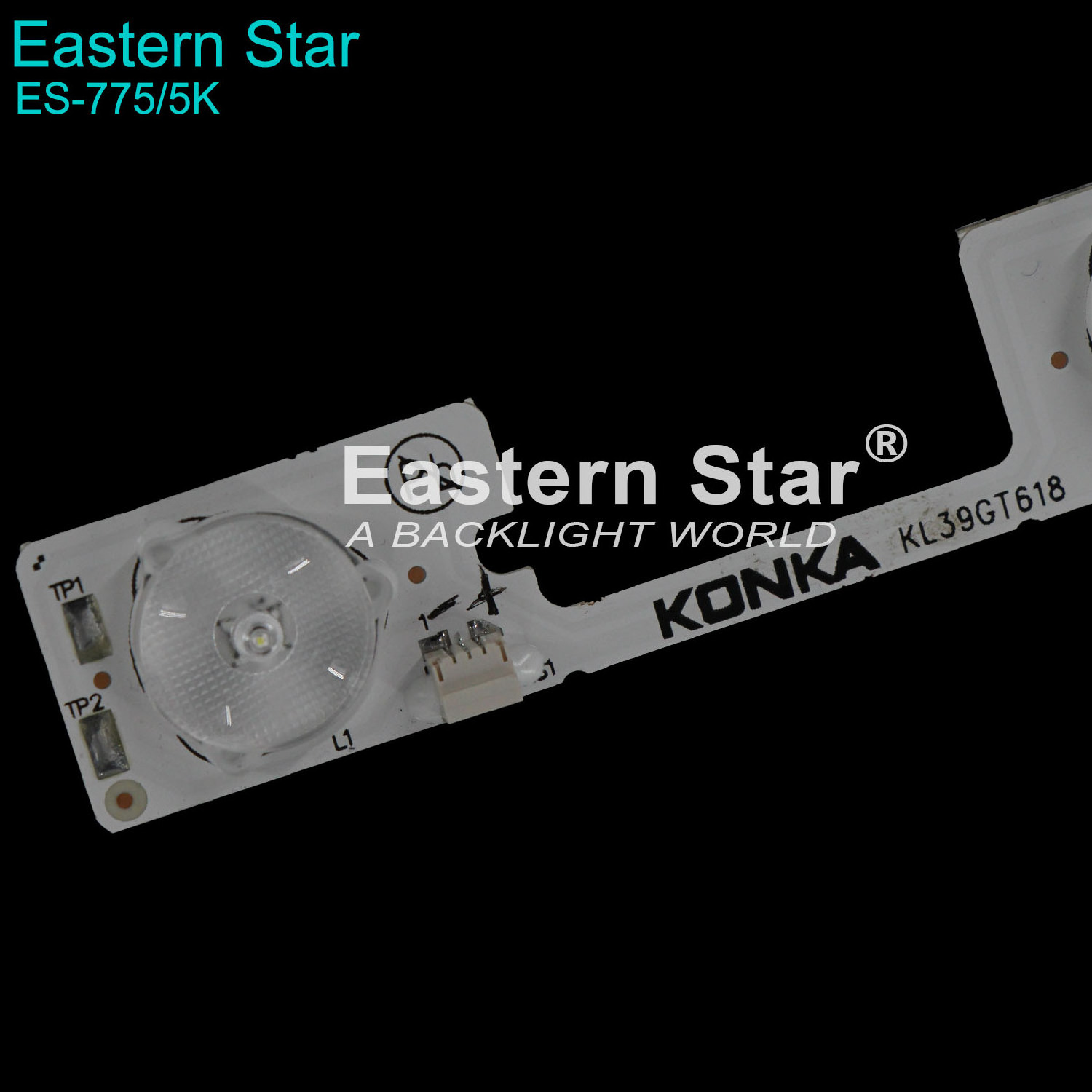 Wholesale 5LED 307MM KL39GT618 35017988 35017990 OP-DOUBLE SIDE PCB-01 4PCS LED TV Backlight Use for Kon ka ES-775