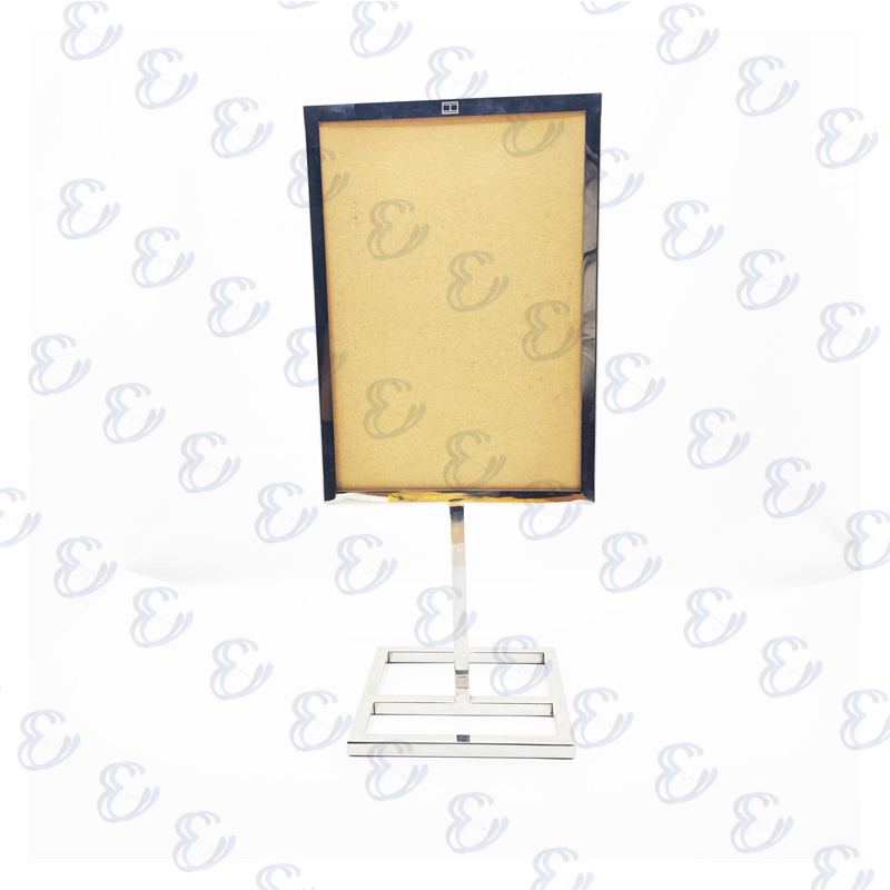 Oem Odm Custom Factory Price Table Stand Metal Holder Menu Desk Low Price Acrylic Sign Holder For Retail