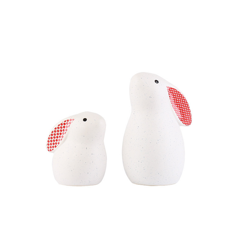 Cute ins Nordic rabbit small decoration style Forest Department of art small fresh table decoration