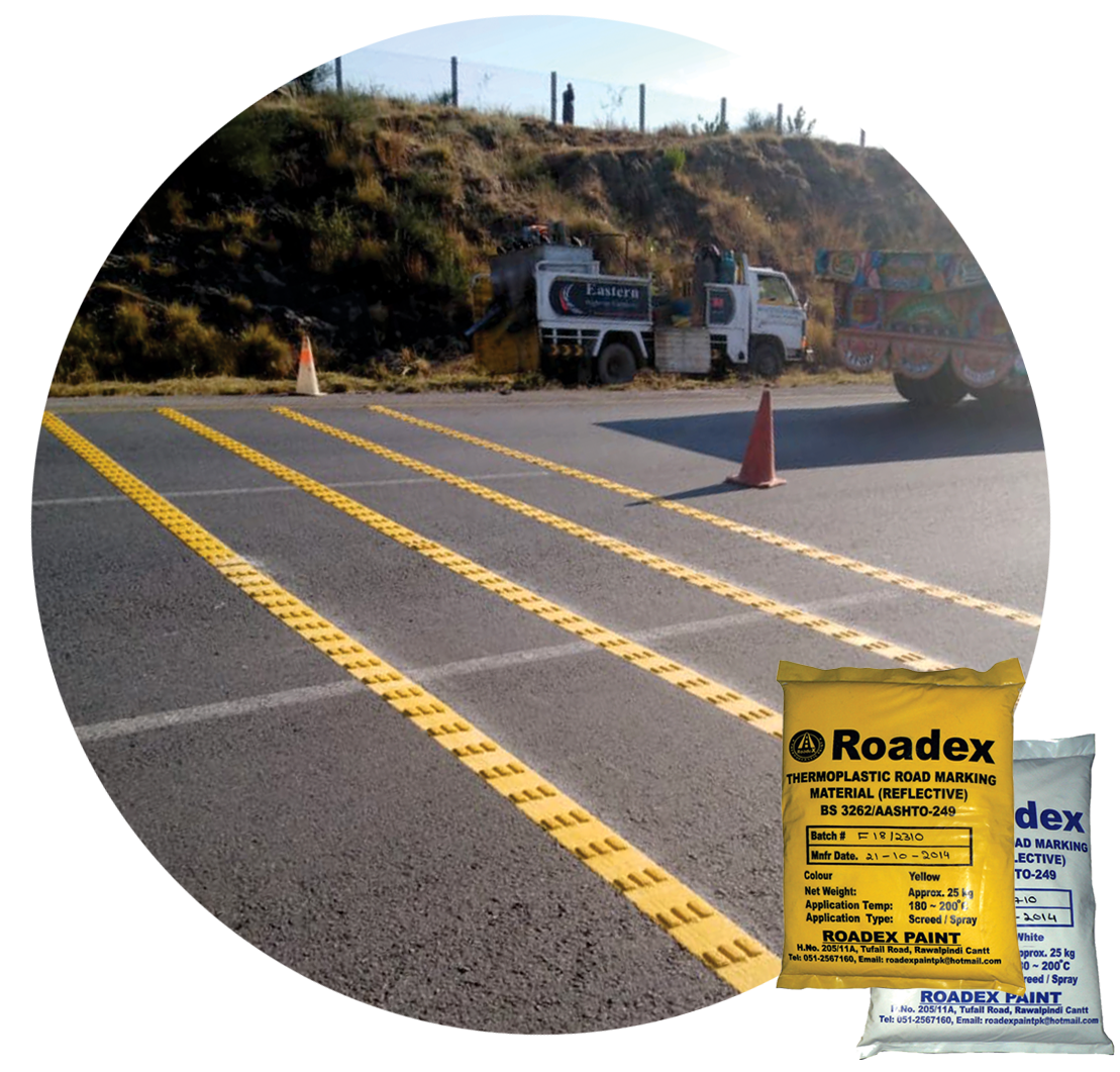 Thermoplastic Reflective Convex Vibration Line Road Marking Paint