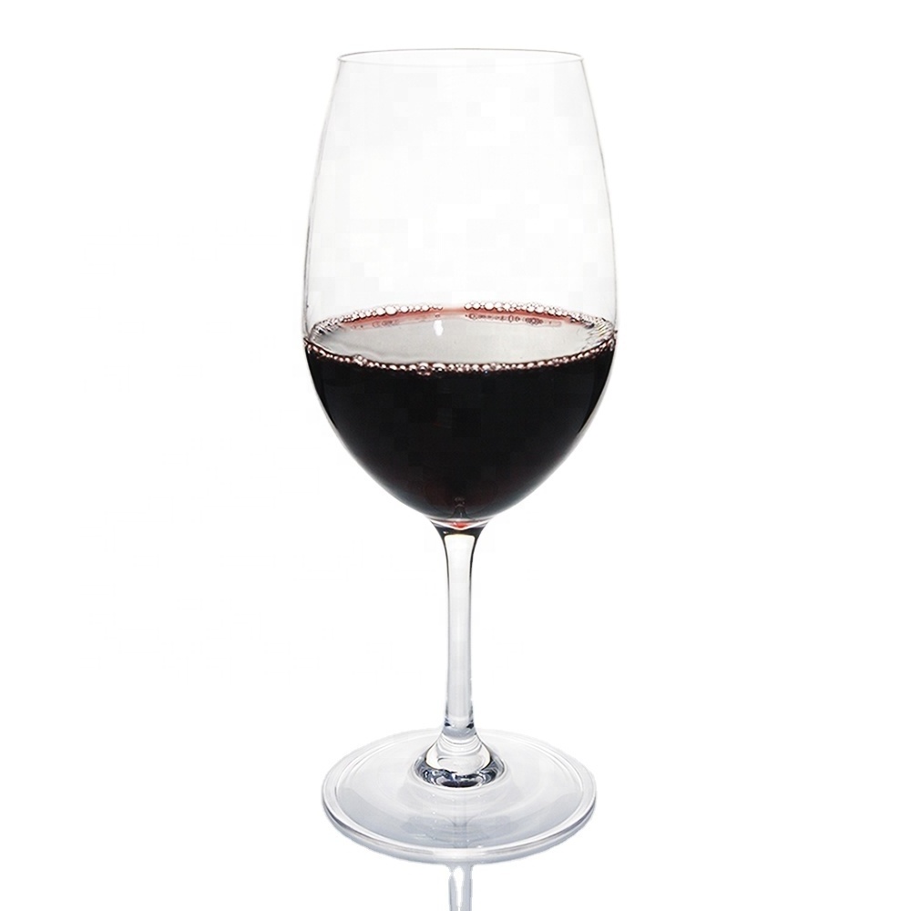 20oz Shatterproof Clear Polycarbonate Tritan Classic Bordeaux Wine Glasses