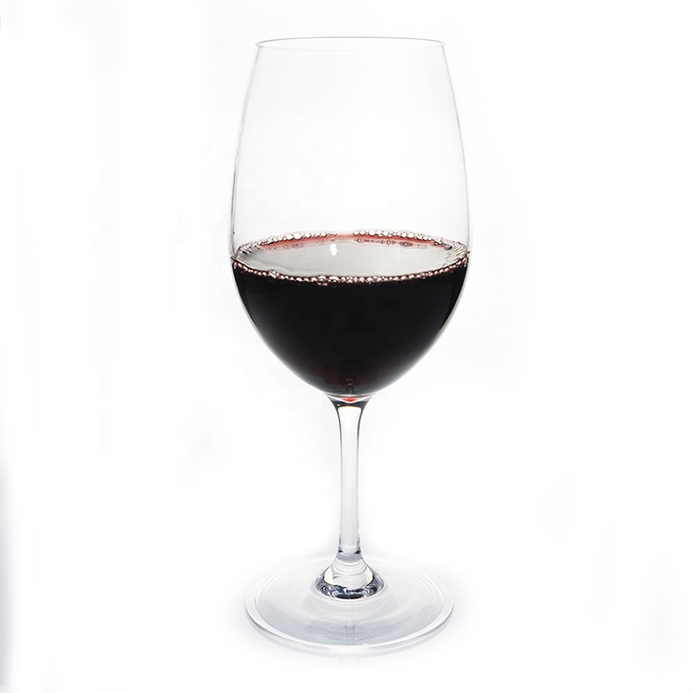 20oz Outdoor Plastic Wine Glasses With Stem Unbreakable Tritan Wine Glass