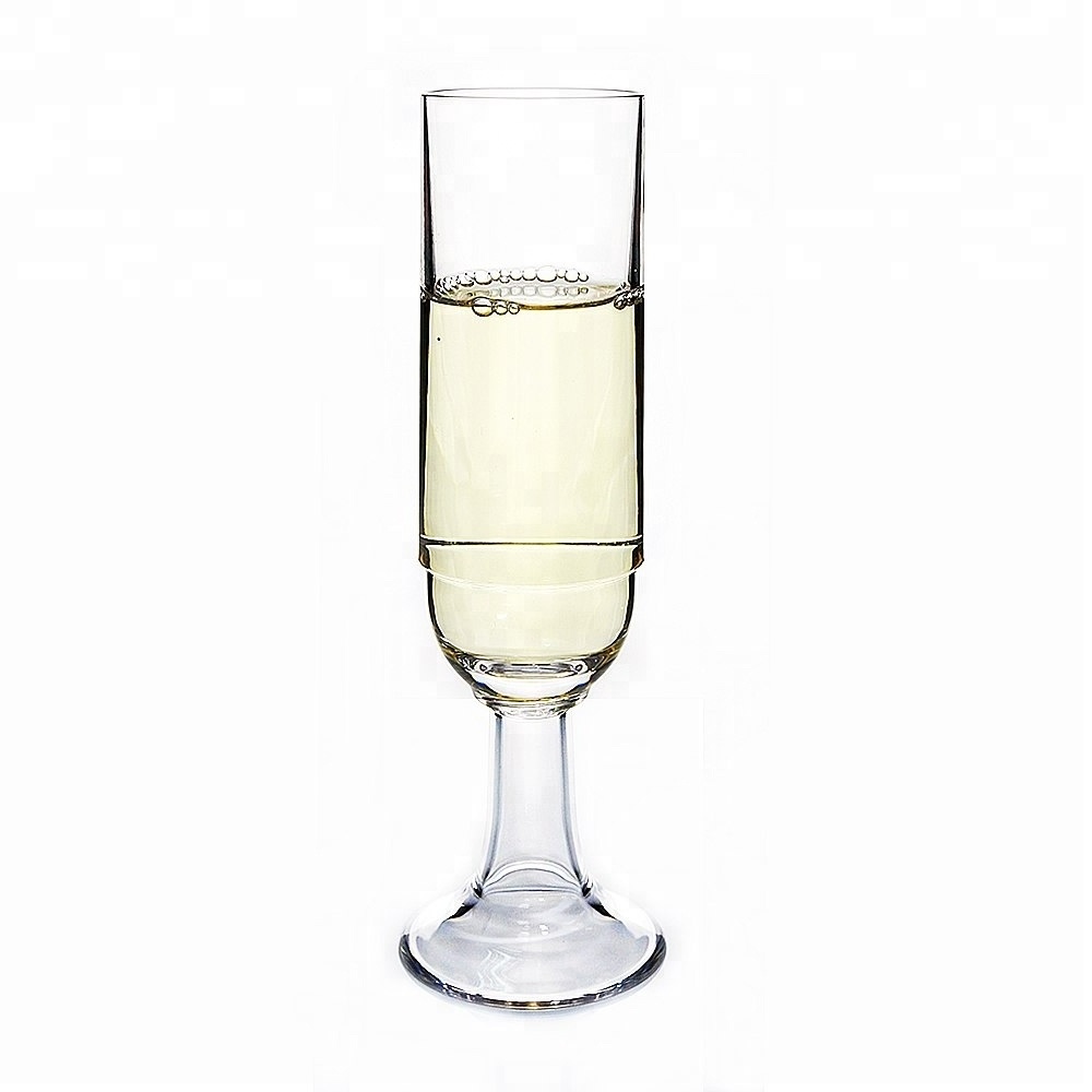 6oz Unbreakable Polycarbonate Champagne glasses