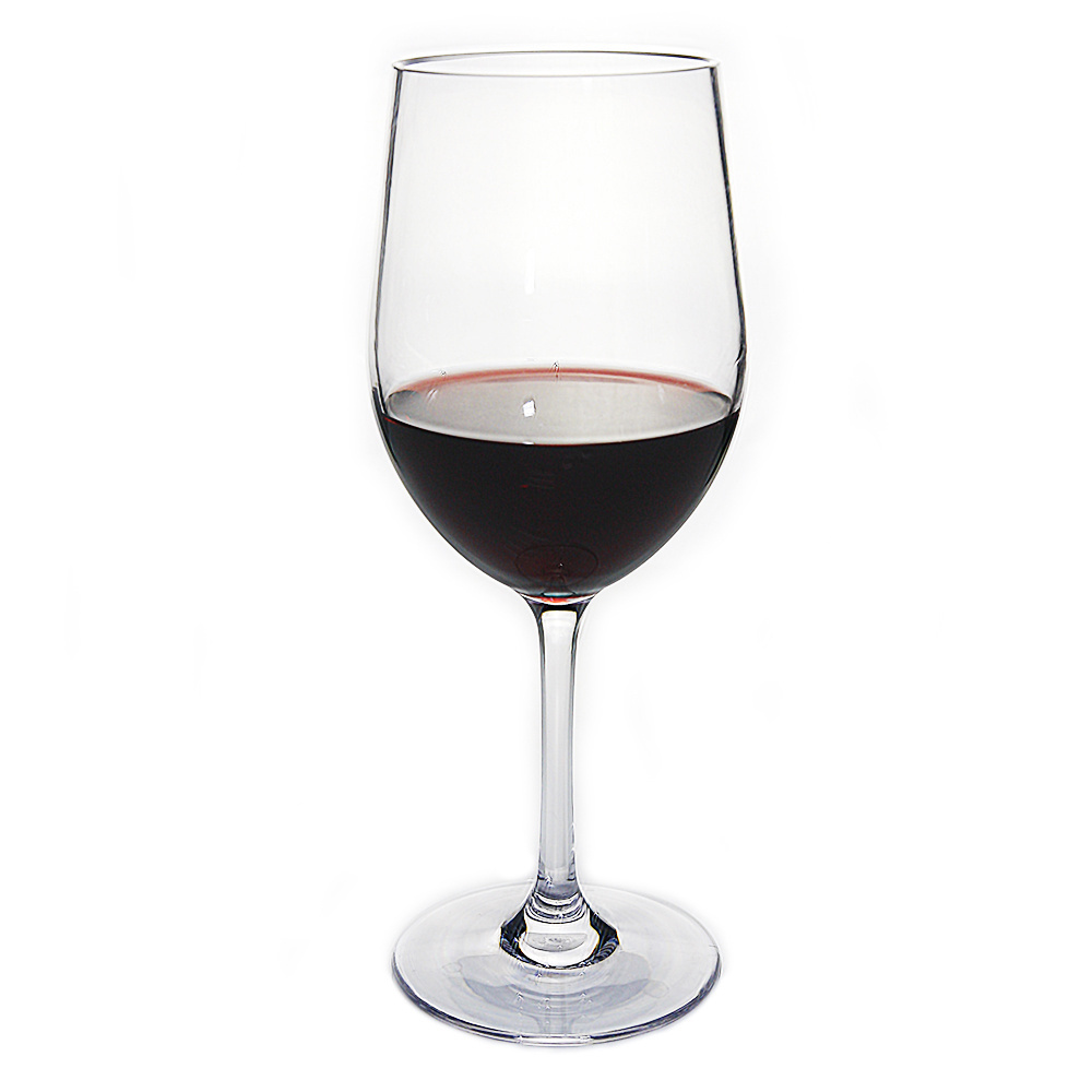 20oz Shatterproof Clear Polycarbonate Tritan Classic Bordeaux Wine Glasses