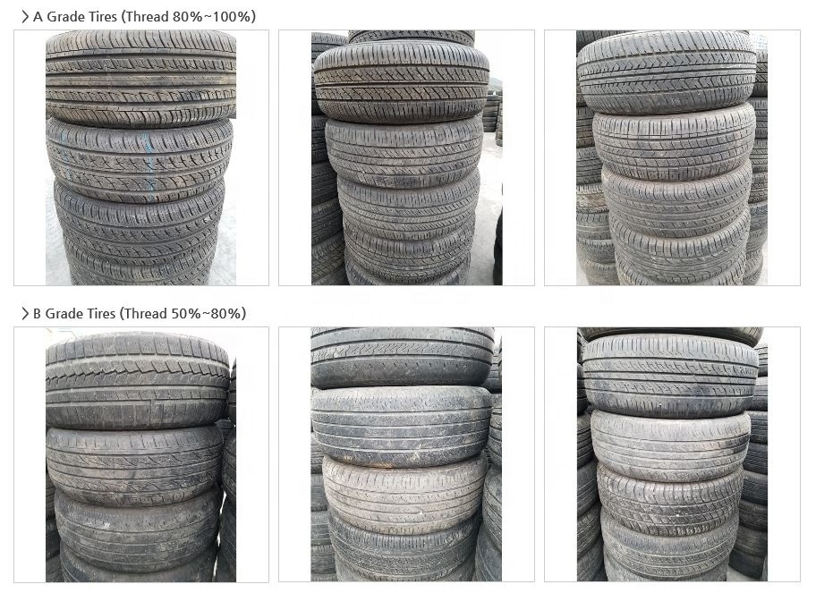 Car tire Korea No 1 used tire Wholesale used tyre exporters