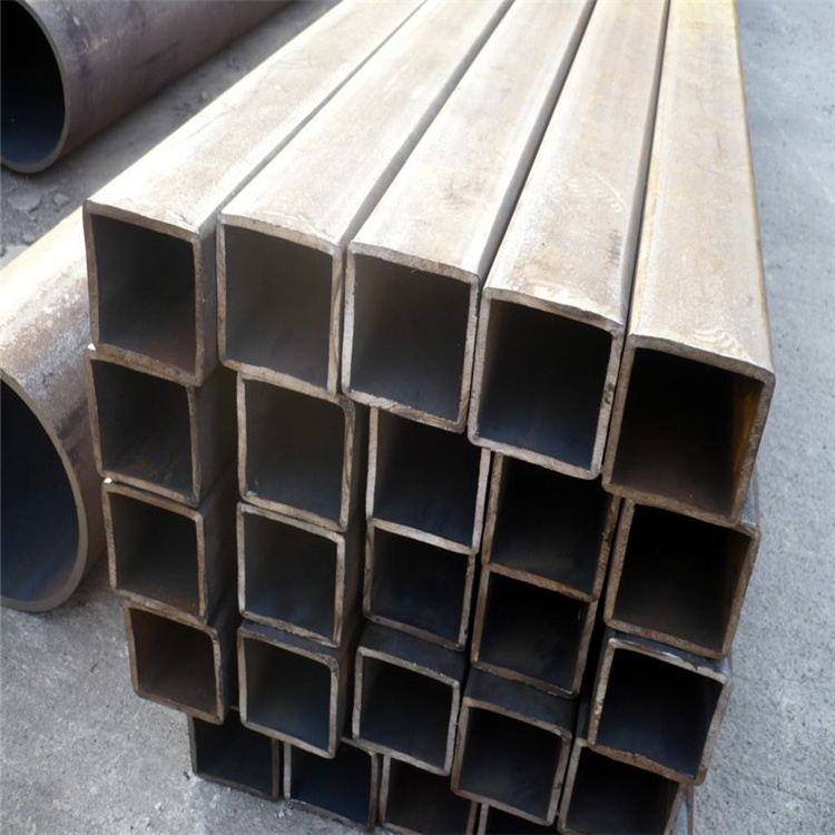 Square Tube Steel Q355B Q235B Perforated 1x1 Square Pipe Steel  Rectangular Hollow Section  Square Carbon Steel Pipe