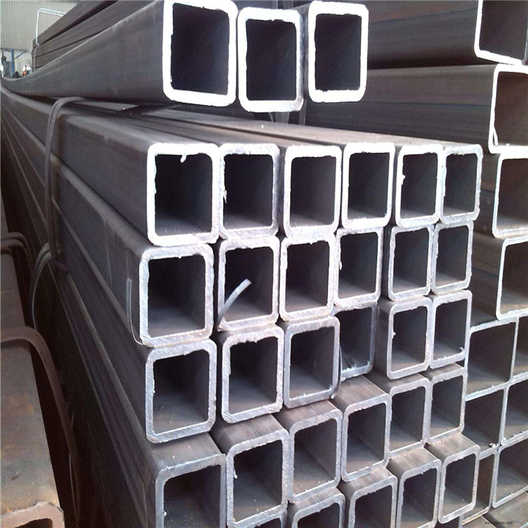 Square Tube Steel Q355B Q235B Perforated 1x1 Square Pipe Steel  Rectangular Hollow Section  Square Carbon Steel Pipe