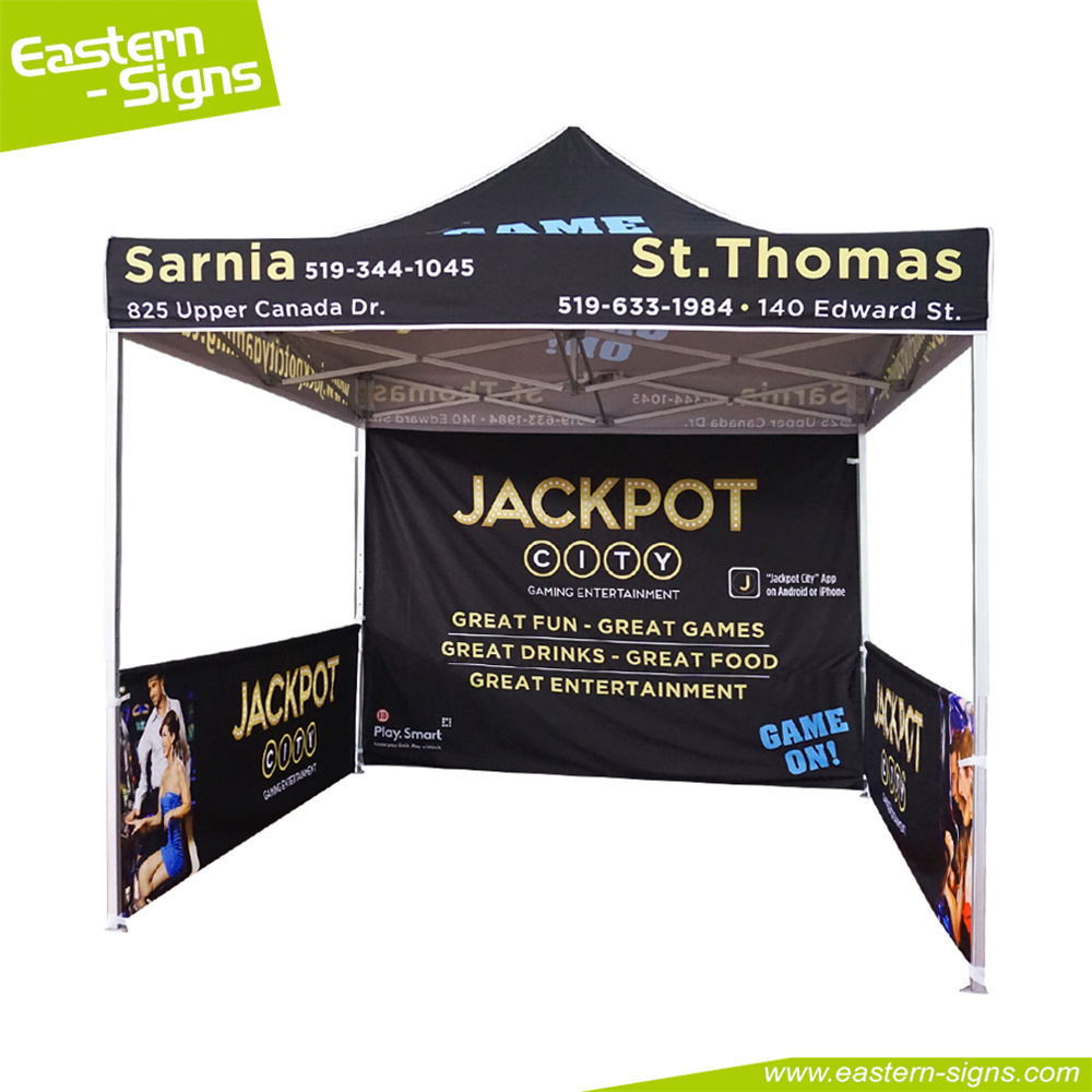 Portable UV proof aluminium 600D oxford fabric 10x20 trade show 600d heavy duty commercial canopy