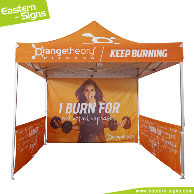 Environmental aluminum oxford fabric 10x15 trade show outdoor canopy promotional pop up tents