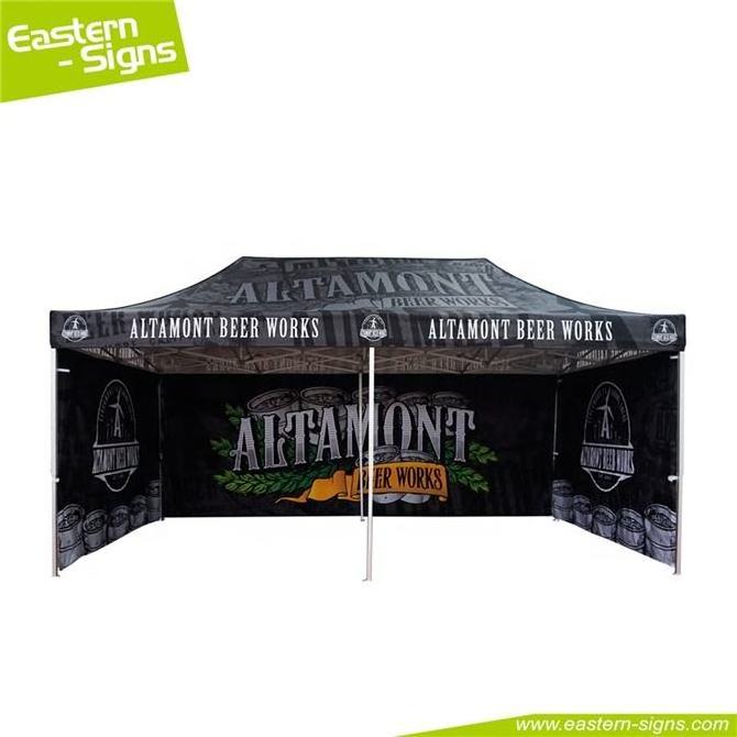 China Manufacturer 3x3 3x6 Custom Logo Canopy Trade Show Tent Gazebo Pop Up Aluminum Frame 10x20ft Custom Printed Canopy Tent