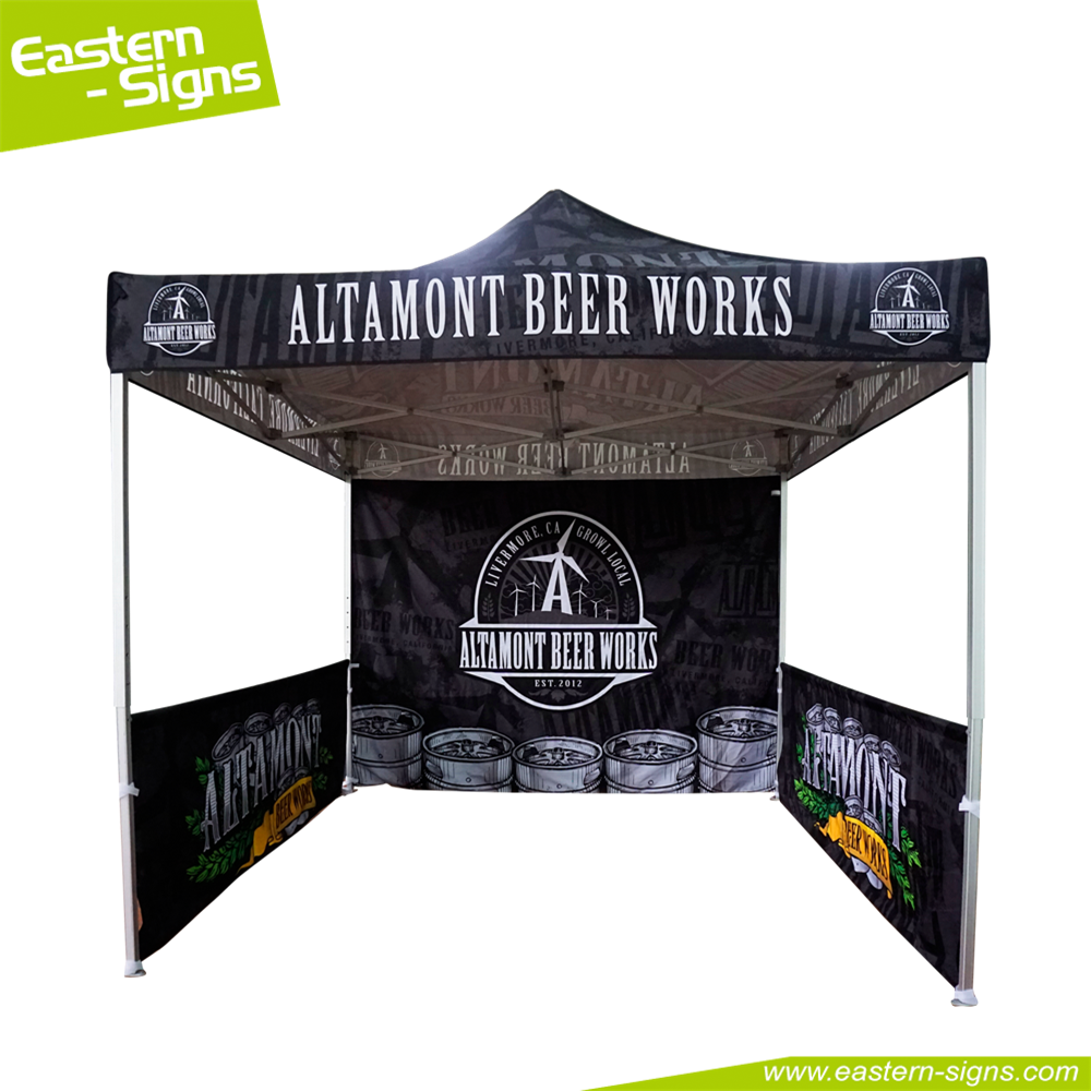 Outdoor 10x10ft Canopy Tent Waterproof Custom Logo Print Advertising Sport Event Aluminium Frame Canopy Tent