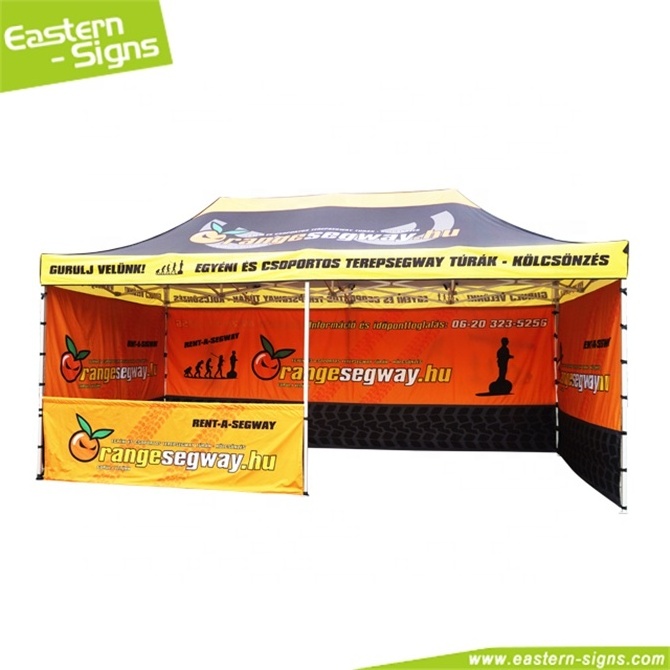 Quick install UV-resistant aluminium 600D oxford fabric Pop up tent 10x20 trade show fair canopy tent for sale