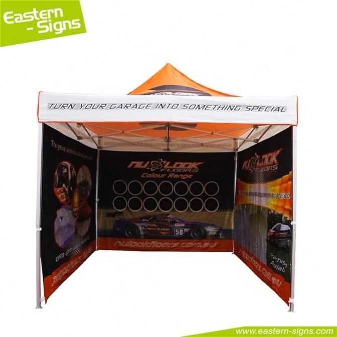 Customized design aluminum conference flame retardant pop up gazebo printed Pop Up Tent