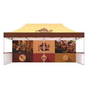 China Manufacturer 3x3 3x6 Custom Logo Canopy Trade Show Tent Gazebo Pop Up Aluminum Frame 10x20ft Custom Printed Canopy Tent