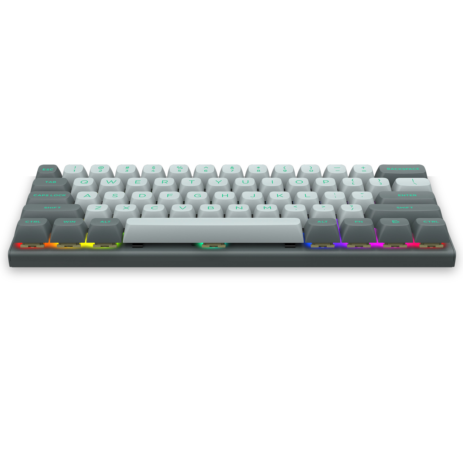 Compatible 60%  RGB PBT Double-shot keycaps  Keyboard Rapid Trigger 8K Reporting Rate   Magnetic Switch   Gaming Keyboard