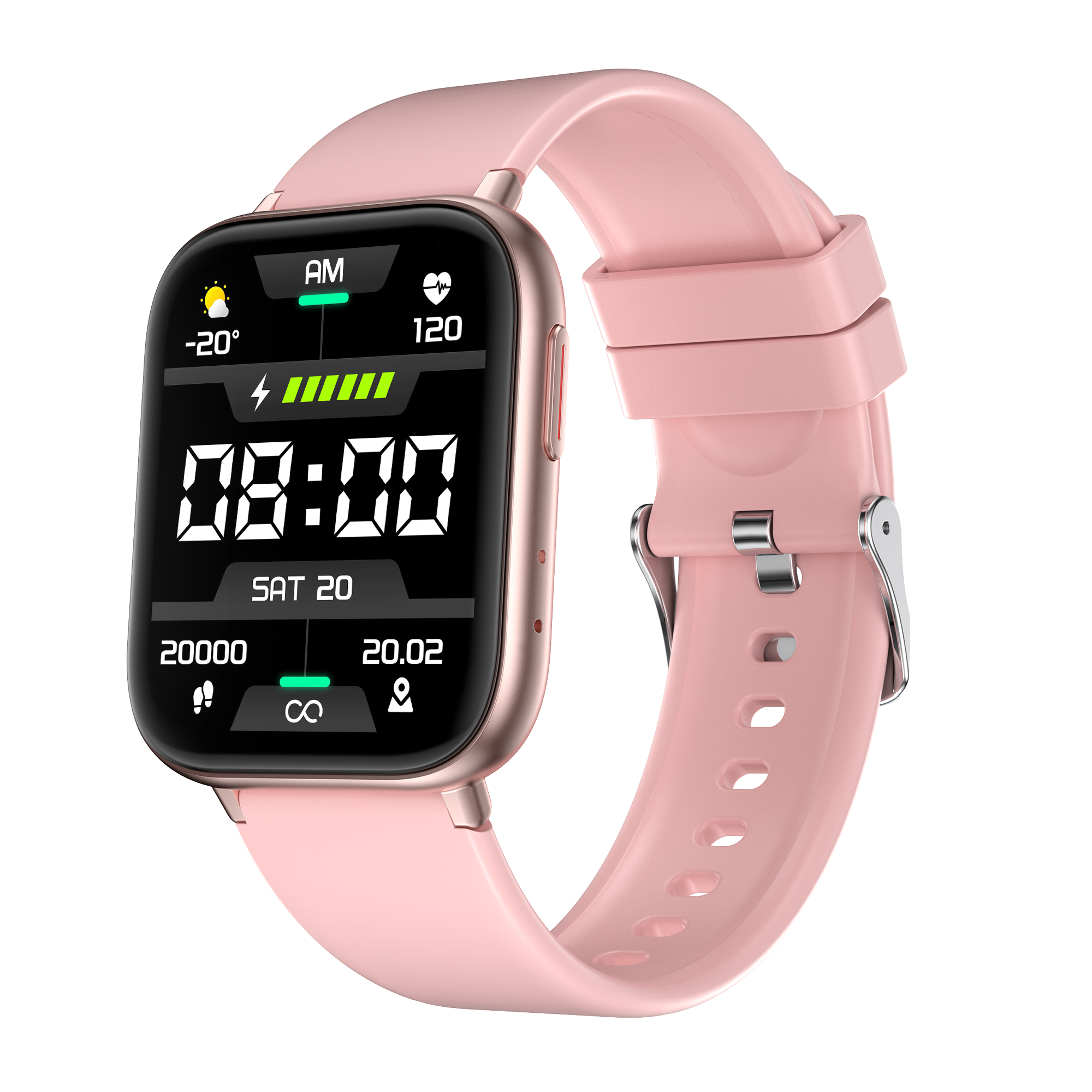 New smartwatch PPG Combined with ECG AI Medical Diagnosis Blood Oxygen smart wristband