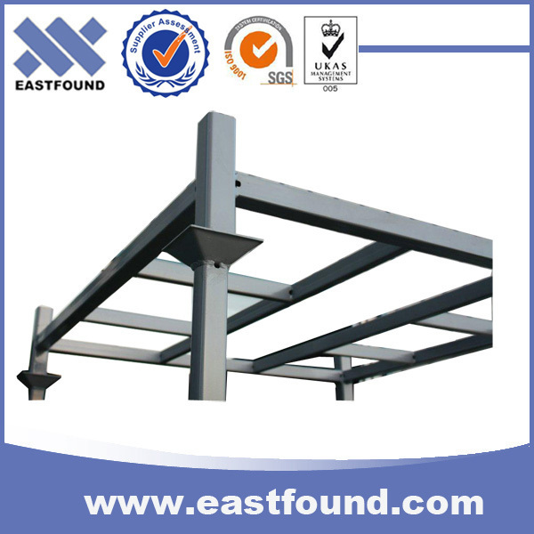 Warehouse storage portable and foldable post pallet stacking racks and stillage