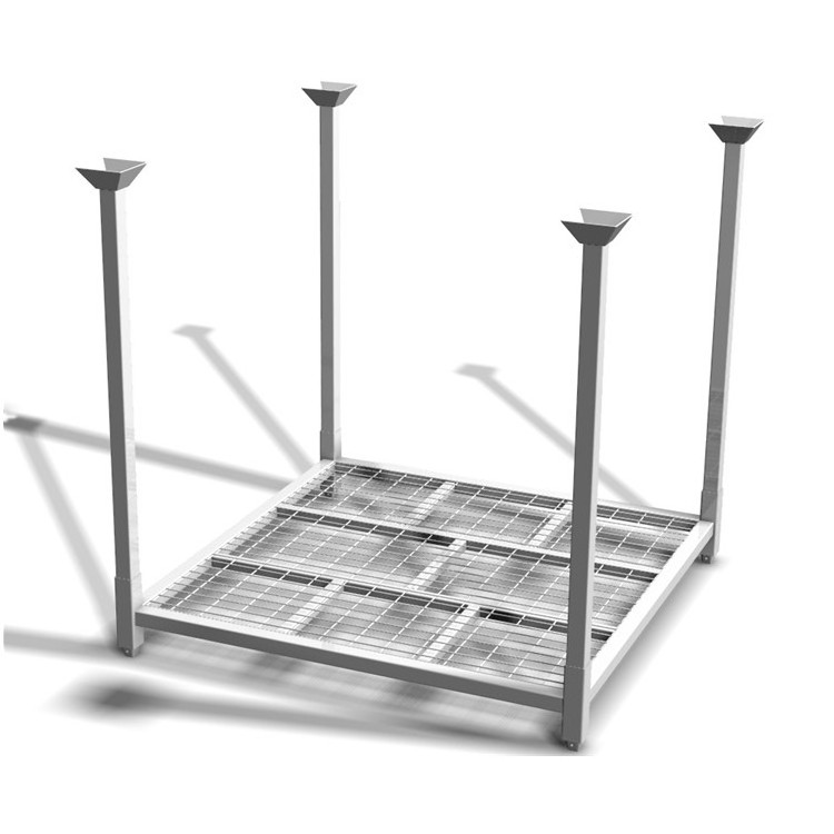 warehouse storage wire shelving tire stacking rack shelf