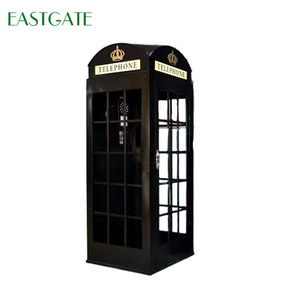 Wedding Decoration Event Black Color London Telephone Booth For Sale Phone Booth London London Telephone Booth