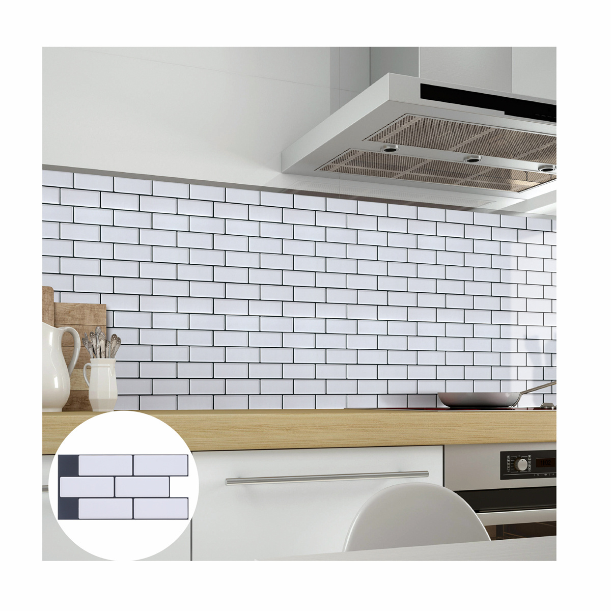 Cheap peel and stick wall tile for interior wall panel decoration