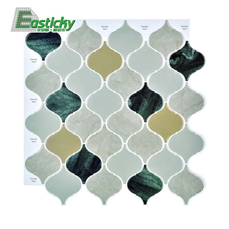 Vinyl Self Adhesive Decorative Wall Sticker Modern 3D  Long Stone Tile Adhesive Peel And Stick Backsplash