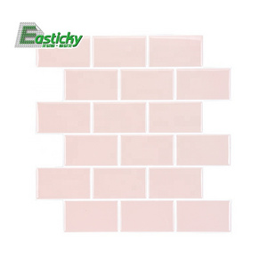 Home wall decor Thicker peel and stick tiles waterproof 3d peel and stick backsplash