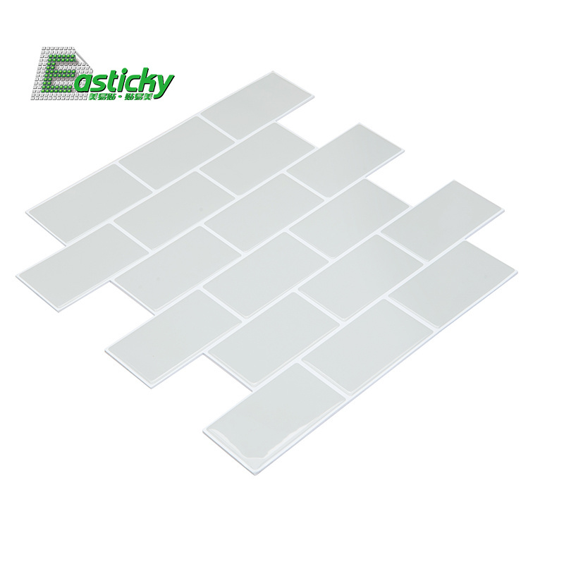 Amazon hot sale 3d peel and stick backsplash waterproof grey peel and stick wall paper