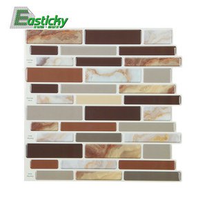 home decor wall sticker removable waterproof wall tile self adhesive peel and stick floor tiles