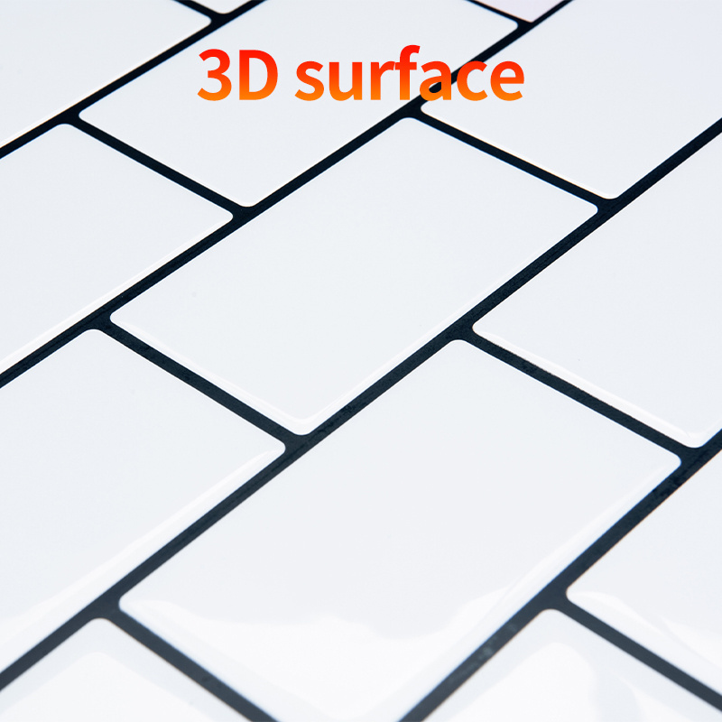 vinyl tiles backsplash for kitchen interior decoration wall tile 3d decor tile wall sticker