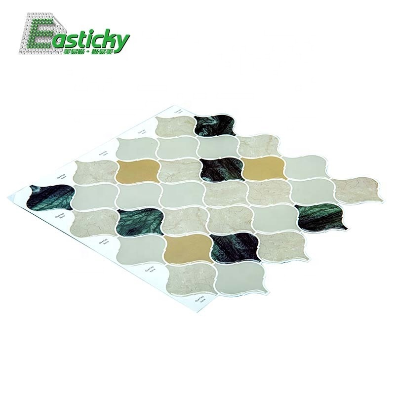 Vinyl Self Adhesive Decorative Wall Sticker Modern 3D  Long Stone Tile Adhesive Peel And Stick Backsplash