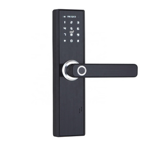 Tuya Wifi  blue-tooth code Handles electronic Digital Fingerprint Smart Door Locks