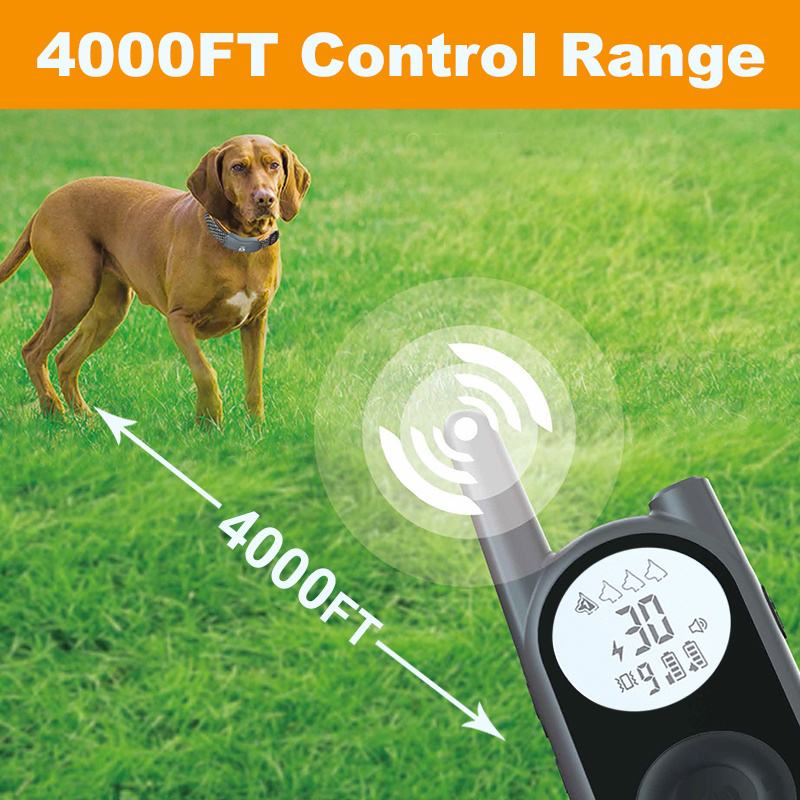 mimofpet best Sell Electronic Dog Training Collar For Pet Dog Anti Bark Shock Collar For Human Bark Collar USB Rechargeable