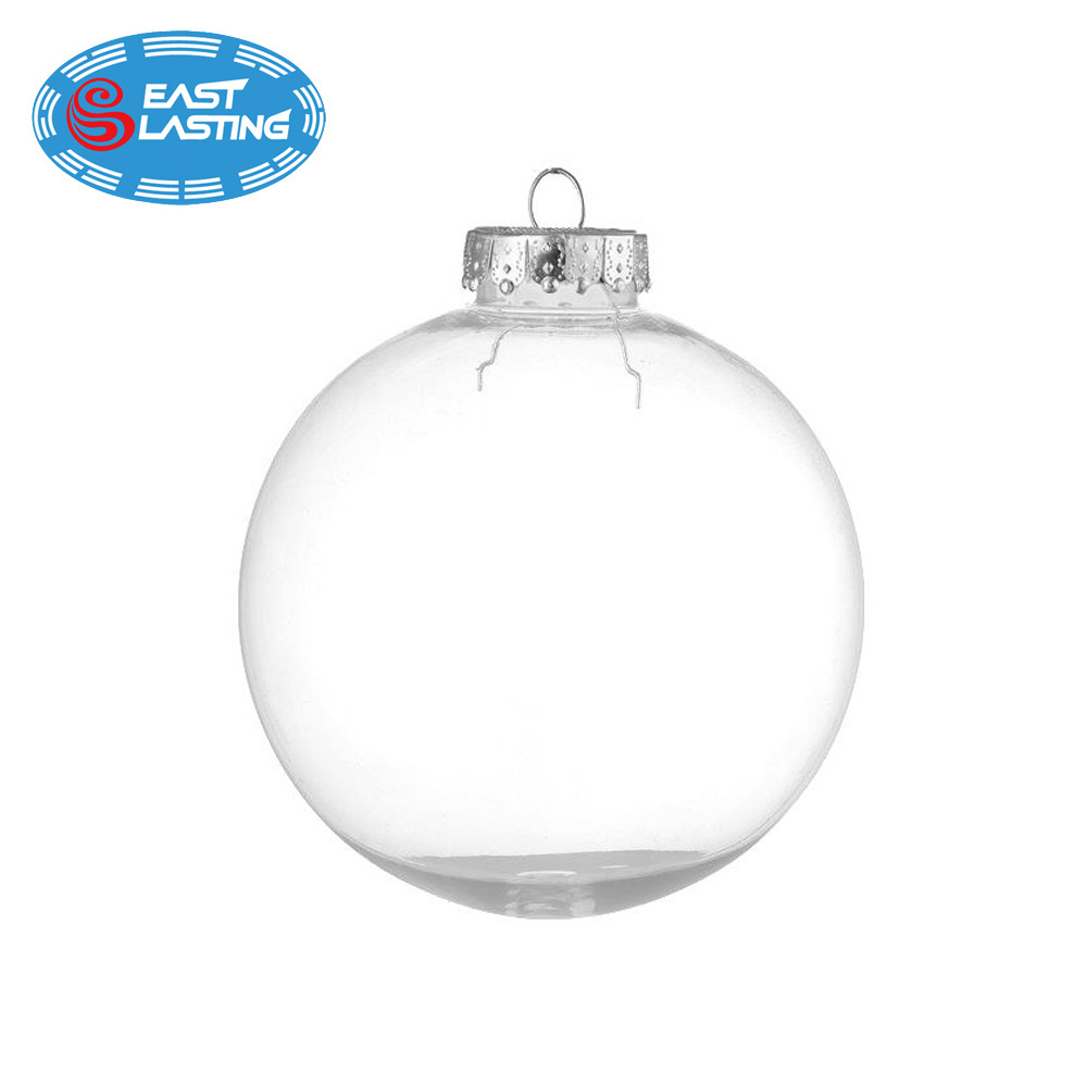 factory price 90 clear glass  baubles ornaments ball decoration bulk