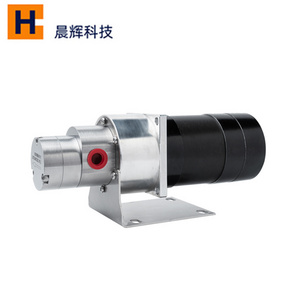 Chemical  24V DC Hot Water Transfer Pump Circulation Magnet Drive Pump Gear Lubrication Oil Pump With 80W /110W BLDC Motor