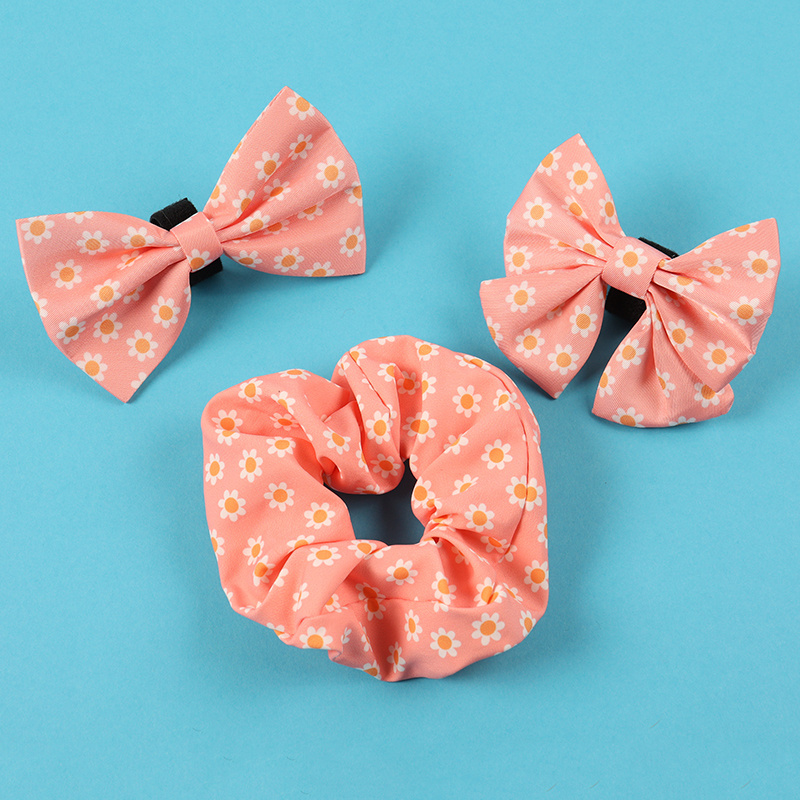 Manufacturer OEM Fashion Dog Bow Tie Matching Collar Wedding Decoration Accessories Party Cute Pet Bow Tie