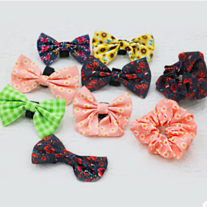 Manufacturer OEM Fashion Dog Bow Tie Matching Collar Wedding Decoration Accessories Party Cute Pet Bow Tie