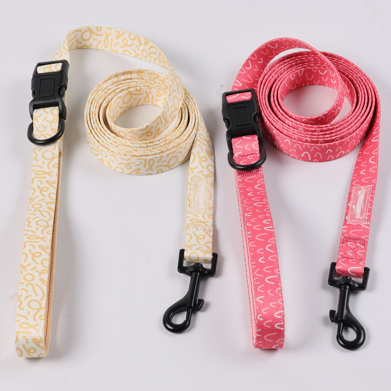 OKEYPETS Wholesale Luxury Dog Leash Quickly Release New Products Neoprene Polyester Custom Hand Free Dog Leash