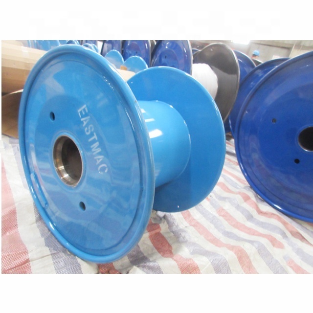 Professional factory customized double layer steel drum spool reel bobbin for cable stranding machine