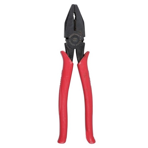 Eastman Combination Pliers E-2020, 150 Mm Pliers Pack of 12 Multi FUNCTIONAL Chrome Vanadium Steel and Carbon Steel PVC Handle