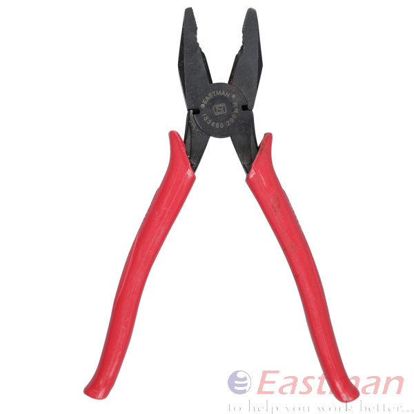 Eastman Combination Pliers E-2020, 150 Mm Pliers Pack of 12 Multi FUNCTIONAL Chrome Vanadium Steel and Carbon Steel PVC Handle