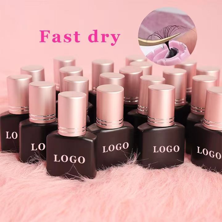 Custom Logo 0.5s waterproof eyelash glue lashes Strong Glue fast dry Eyelash Extension Glue