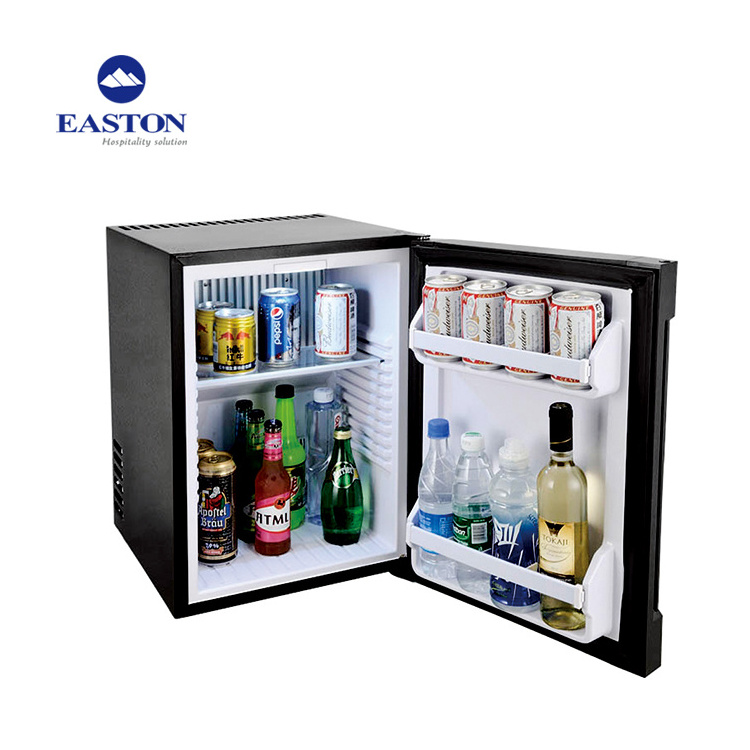 Modern home 40 litre capacity with glass transparent door and automatic defrosting Hotel Mini bar fridge for hotel room