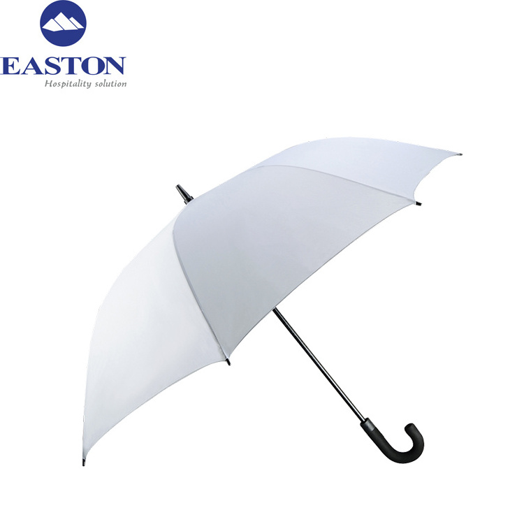 Automatic umbrellas with logo prints button high quality umbrella with handle