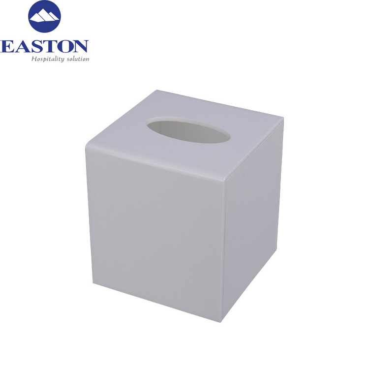 OEM available hotel cutzomized arylic rectangular paper box cover tissue box