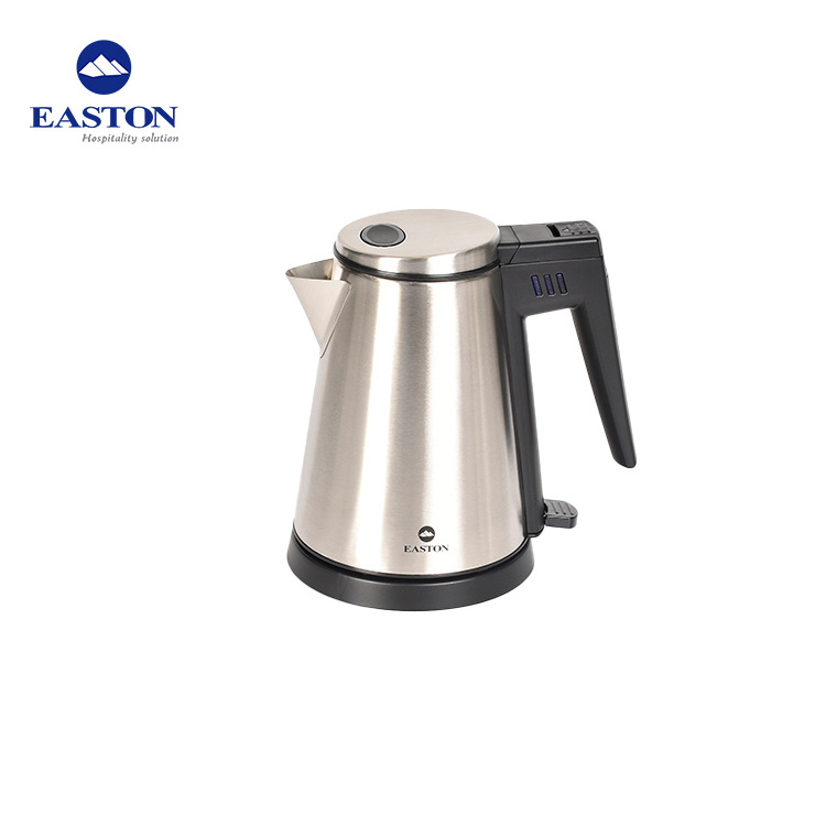 Hot sale hotel appliances stainless steel electric kettle auto shut-off tea maker