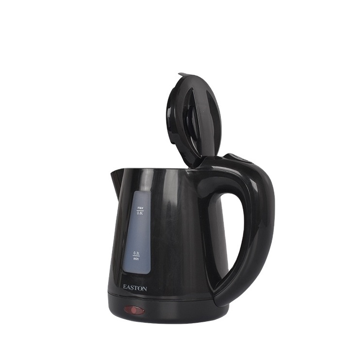 Wholesale five star hotel automatic plastic stainless steel electric water kettle 0.8L, 220V keep steel electric kettle