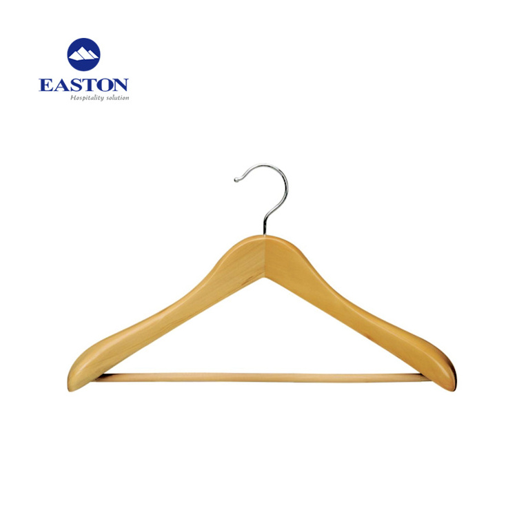 Hotel wooden Coat Hangers for Hotel Guest Room