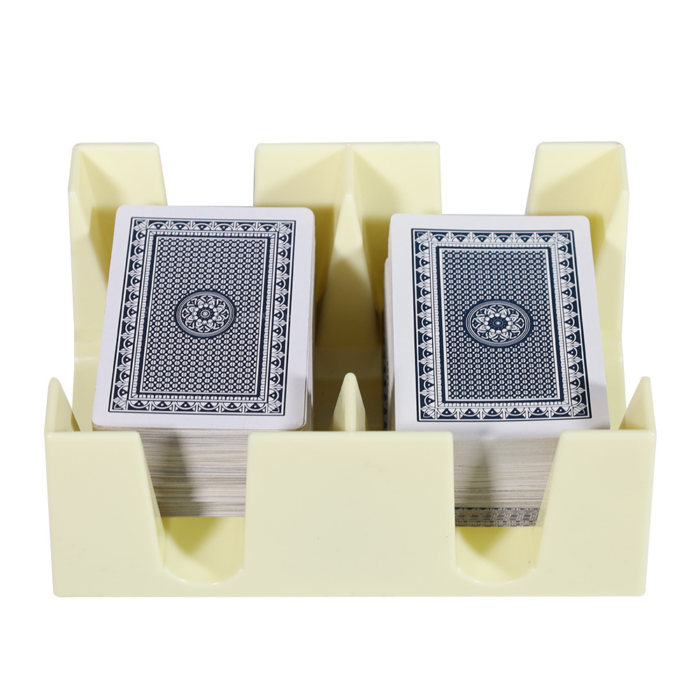 EASTOMMY Rotating Playing Card Tray, Card Holder Tray